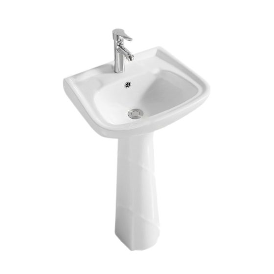 LT-387P white pedestal-basins