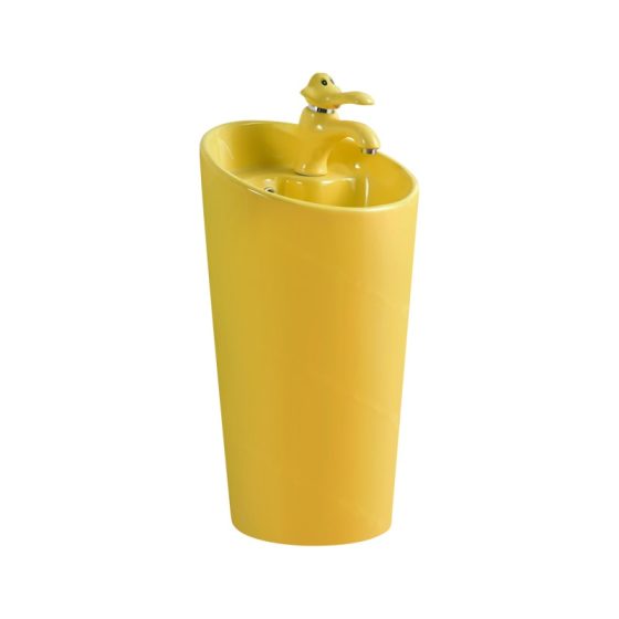 LT-388-CG-Y gold pedestal-basins