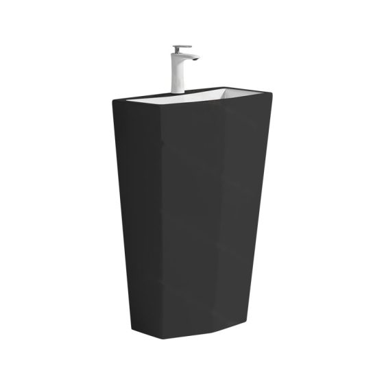 LT-389-M-BLW black pedestal-basins