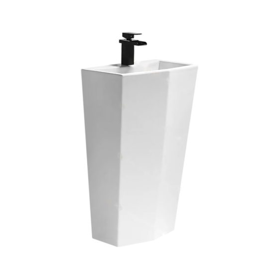 LT-389 white pedestal-basins
