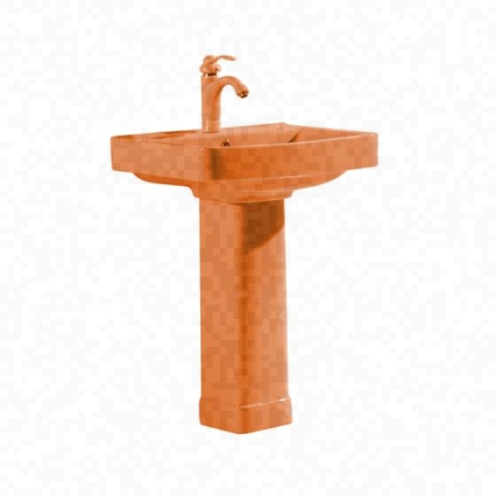 LT-389P-CG-O colored pedestal-basins