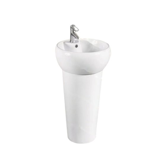 LT-390P white pedestal-basins