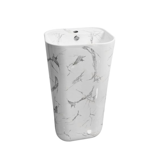 LT-391-DP-CT18 patterned wall-hung-basins