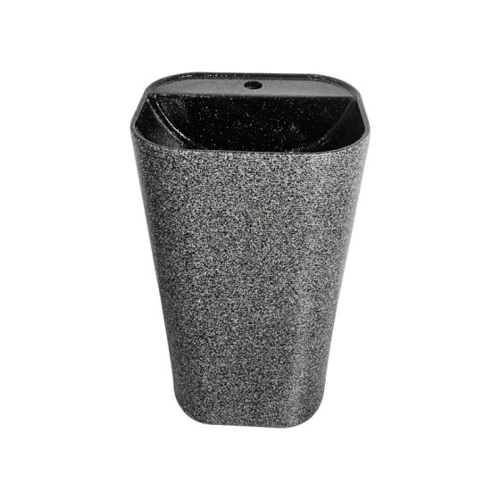 LT-391-SE-CDG-LGBL black wall-hung-basins