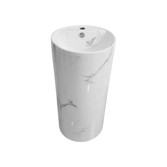 LT-393-DP-CT18 white pedestal-basins