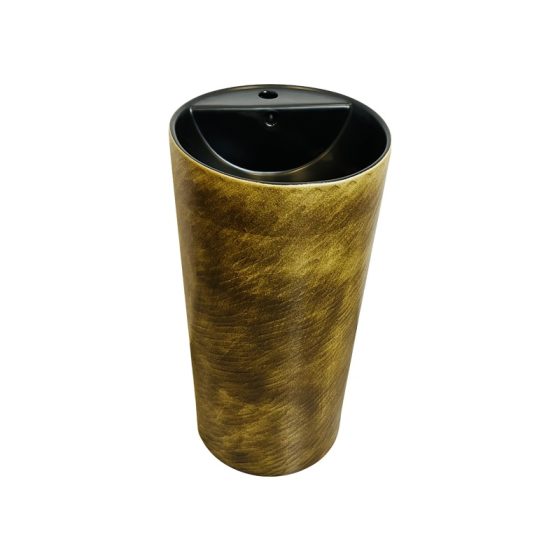 LT-393-SE-M-BRBL3 gold pedestal-basins