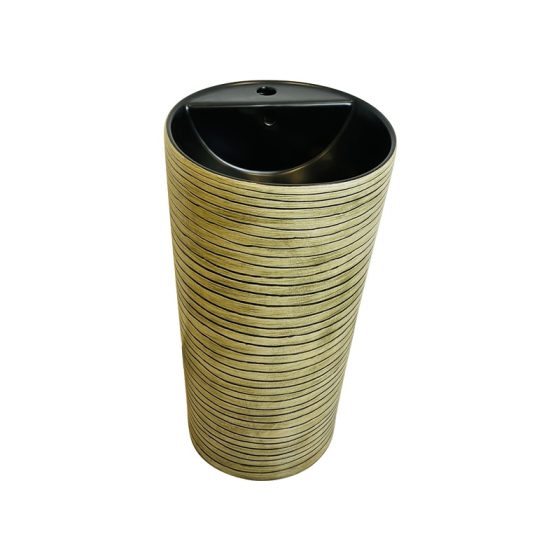 LT-393-SE-M-MTBL gold pedestal-basins