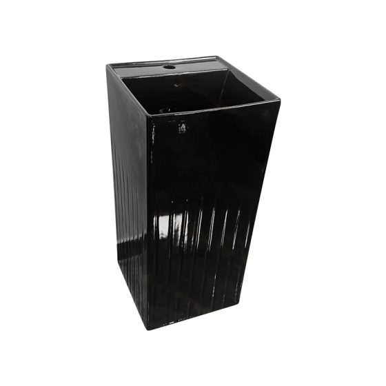 LT-394-CG-BL black pedestal-basins