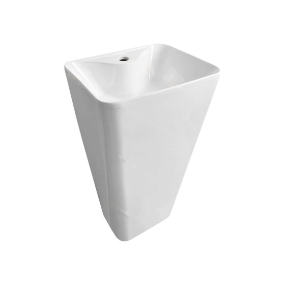 LT-395 white pedestal-basins