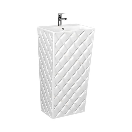 LT-397 white pedestal-basins