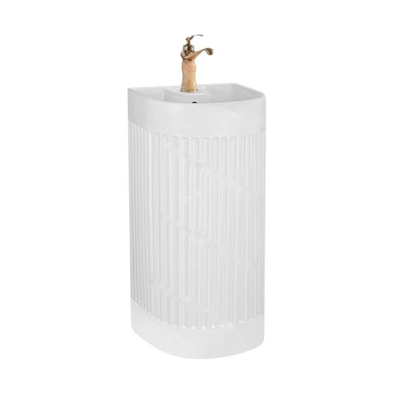 LT-399 white pedestal-basins
