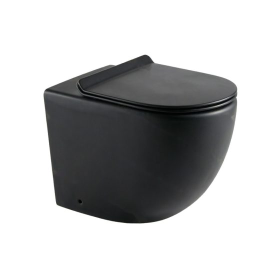 LT-401-M-BL black wall-hung-toilets