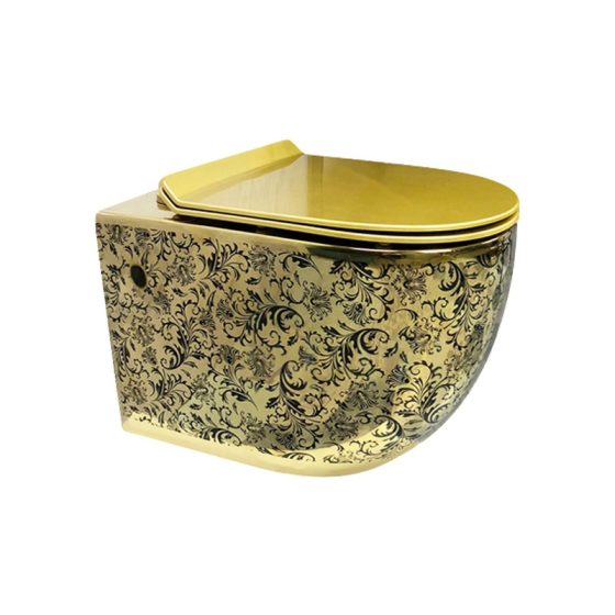 LT-401W-GID-BLG1 gold wall-hung-toilets