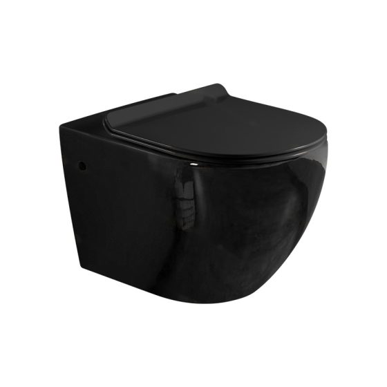 LT-401WA-CG-BL black wall-hung-toilets