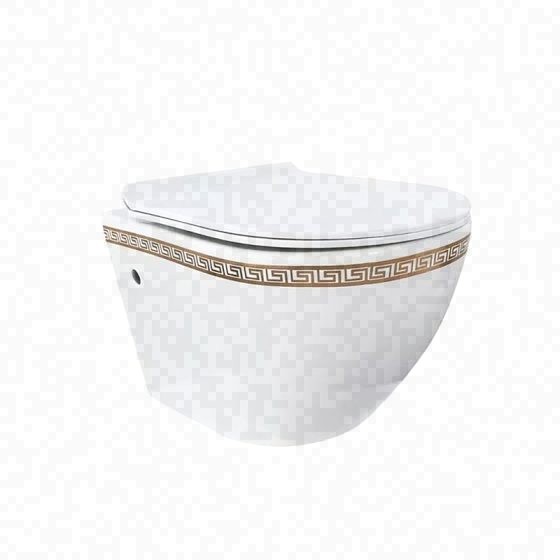 LT-401WA-DC-W3 patterned wall-hung-toilets