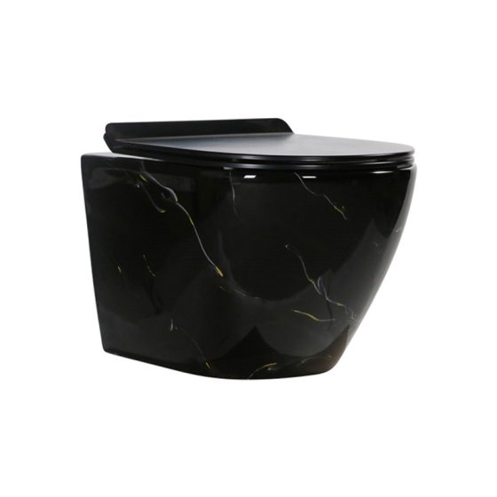 LT-401WA-DP-BL1 black wall-hung-toilets