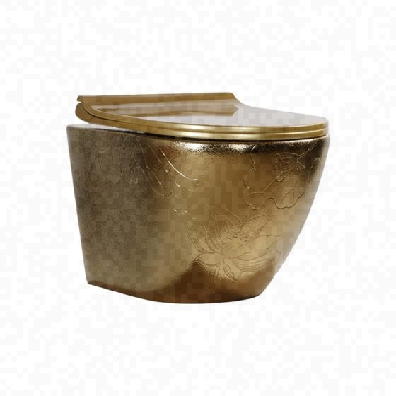 LT-401WA-GI-G2 gold wall-hung-toilets