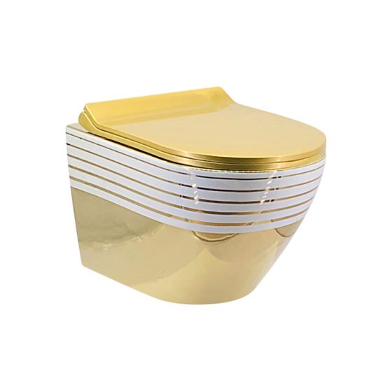 LT-401WA-GI-GW2 gold wall-hung-toilets