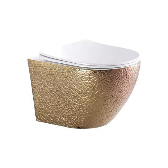 LT-401WA-GI-GW5 gold wall-hung-toilets