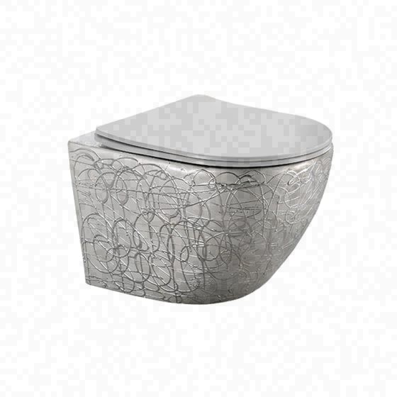 LT-401WA-GI-SG2 patterned wall-hung-toilets