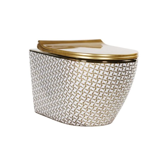 LT-401WA-GID-WG10 patterned wall-hung-toilets