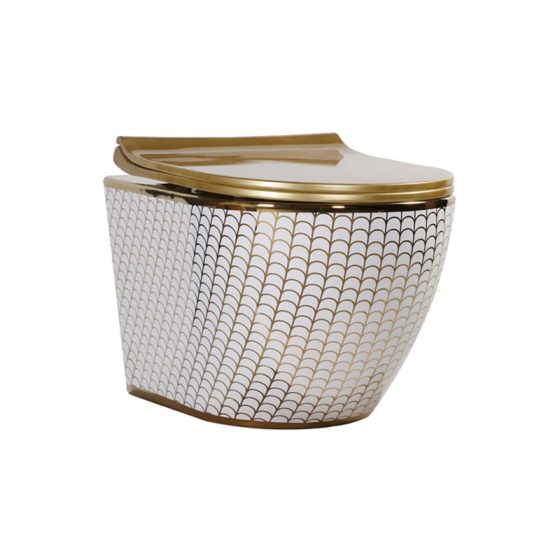 LT-401WA-GID-WG6 patterned wall-hung-toilets