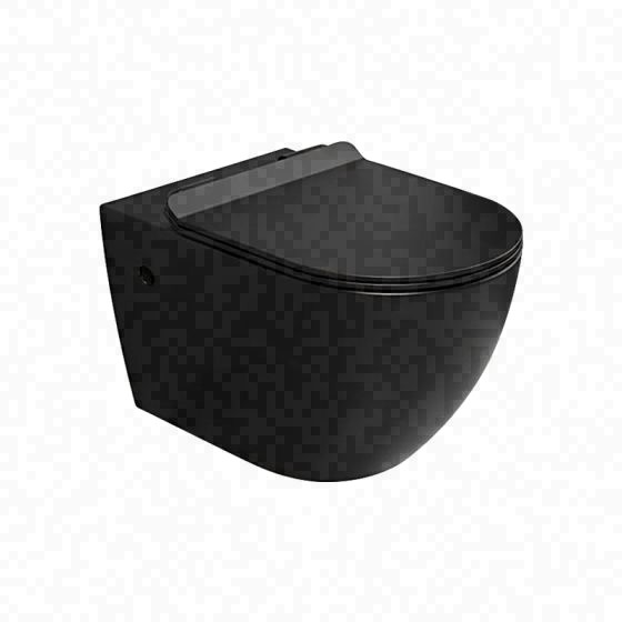 LT-401WA-M-BL black wall-hung-toilets
