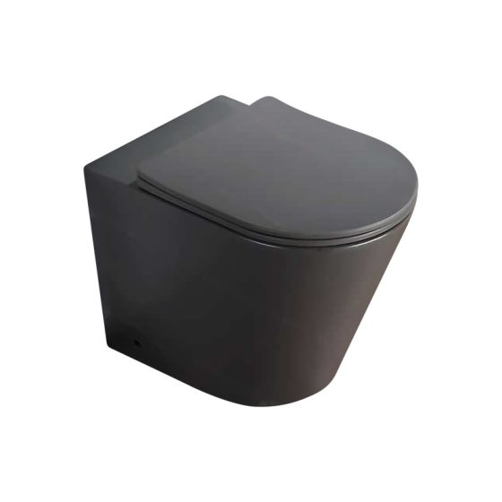 LT-402-M-DG black wall-hung-toilets
