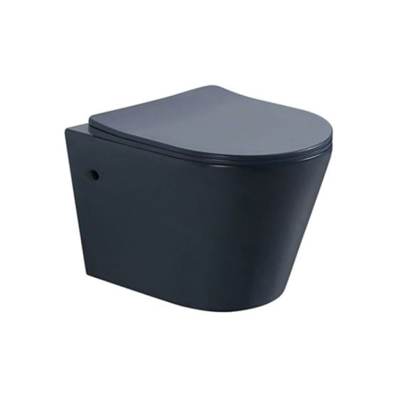 LT-402W-M-SB black wall-hung-toilets