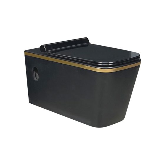 LT-403W-M-BLGL black wall-hung-toilets