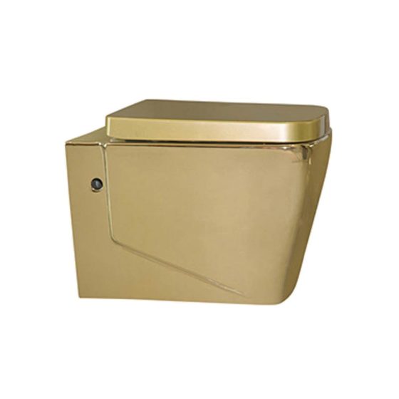 LT-408W-GI-PG gold wall-hung-toilets