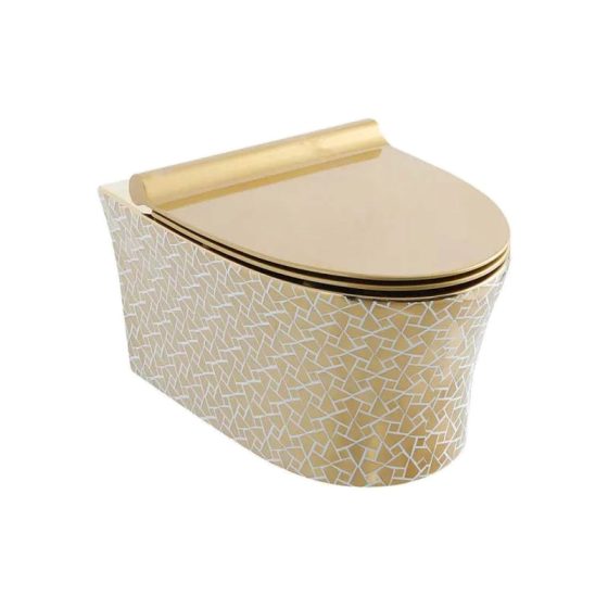 LT-409WA-GID-WG1 gold wall-hung-toilets
