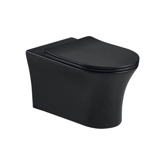 LT-409WA-M-BL black wall-hung-toilets