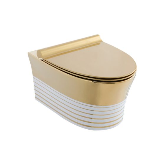 LT-422W-GID-G2 gold wall-hung-toilets