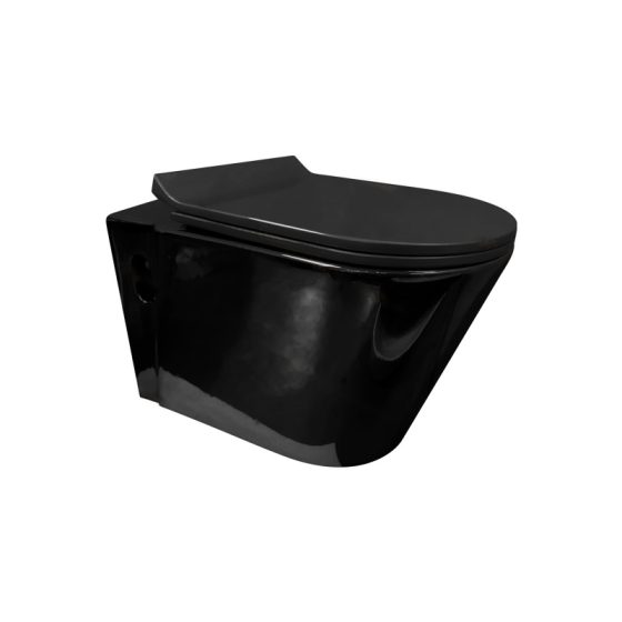 LT-442W-CG-BL black wall-hung-toilets