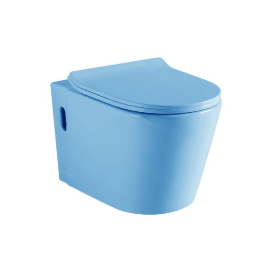 LT-442W-CG-BU colored wall-hung-toilets