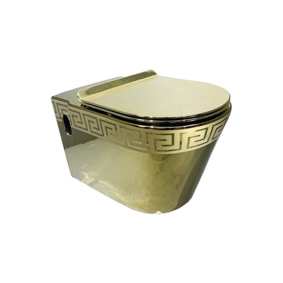 LT-442W-GID-G3 gold wall-hung-toilets