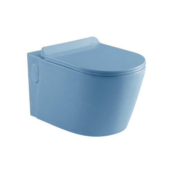 LT-442W-M-BU colored wall-hung-toilets