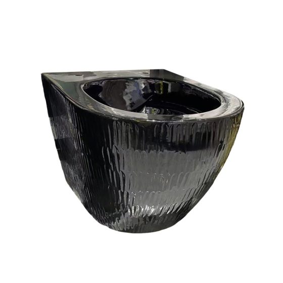 LT-450W-CG-BL1 black wall-hung-toilets