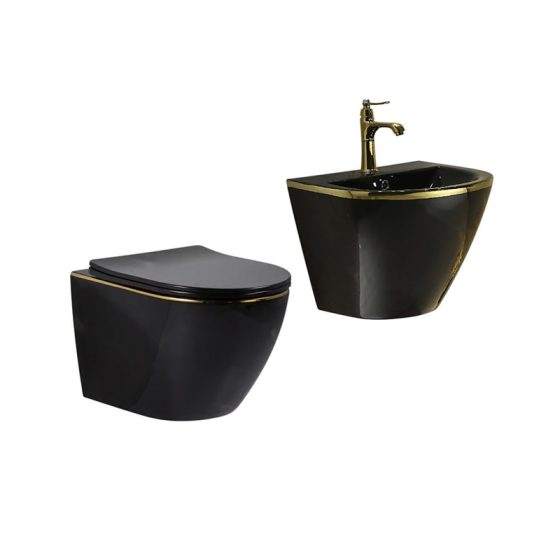 LT-450W-CG-BLGL-----LT-501-CG-BLGL white wall-hung-toilet-suites