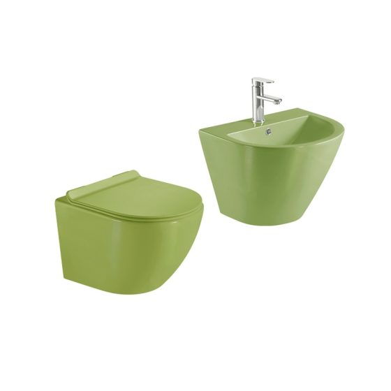 LT-450W-CG-GG-----LT-501-CG-GG white wall-hung-toilet-suites