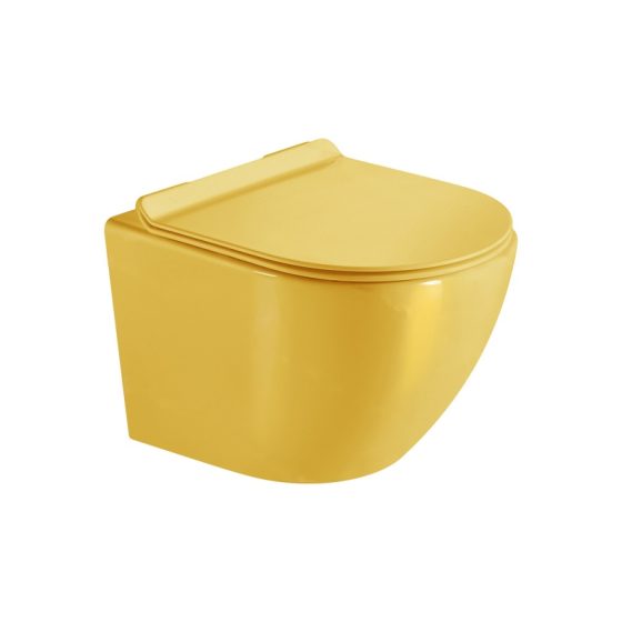 LT-450W-CG-Y gold wall-hung-toilets