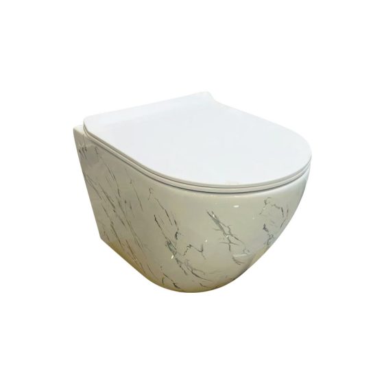LT-450W-CS-CT14 patterned wall-hung-toilets
