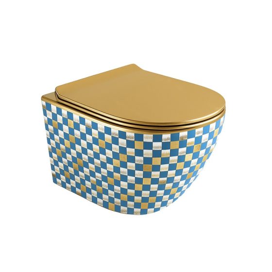 LT-450W-DC-1 patterned wall-hung-toilets