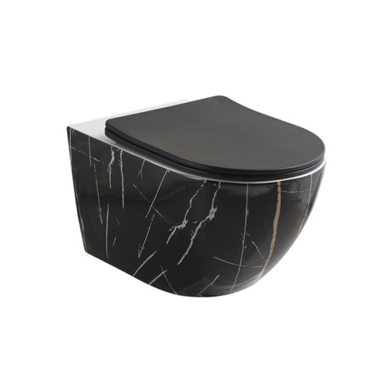 LT-450W-DP-BLW1 black wall-hung-toilets