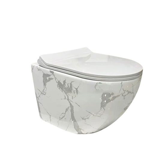 LT-450W-DP-CT2 patterned wall-hung-toilets