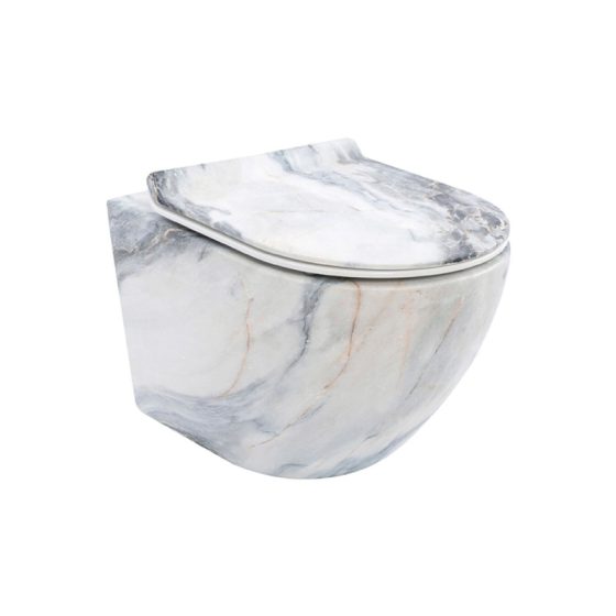 LT-450W-DP-CT6 patterned wall-hung-toilets