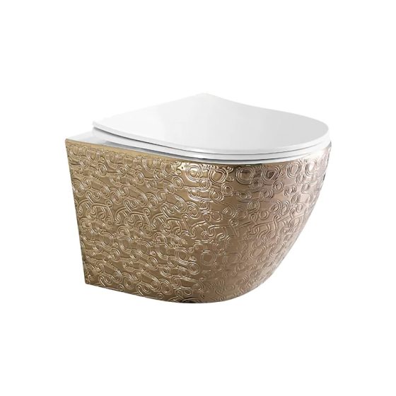 LT-450W-GI-GW4 gold wall-hung-toilets