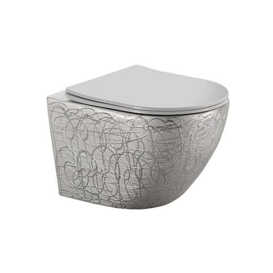 LT-450W-GI-SG2 patterned wall-hung-toilets