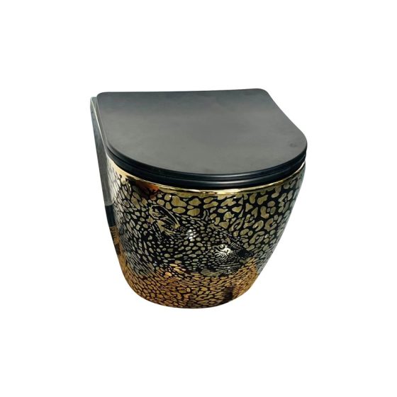 LT-450W-GID-GBL2 black wall-hung-toilets